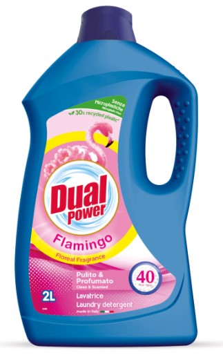 DUAL POWER DETERSIVO LAVATRICE "FLAMINGO" 2LT