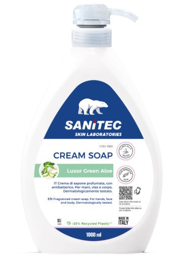 SAPONE LIQUIDO - CREAM SOAP "LUXOR GREEN ALOE" 1litro