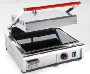 PIASTRA IN VETRO-CERAMICA MEDIA LISCIA O RIGATA CON COPERCHIO