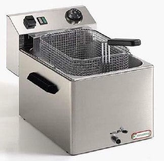 FRIGGITRICE ELETTRICA 10LT TRIFASE CON RUBINETTO DI SCARICO