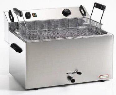 FRIGGITRICE ELETTRICA 16LT TRIFASE CON RUBINETTO DI SCARICO