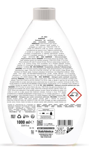 DETERGENTE PAVIMENTI HC4 1LT