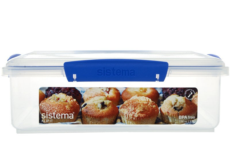 CONTENITORE ERMETICO QUADRATO KLIP IT 3,5lt