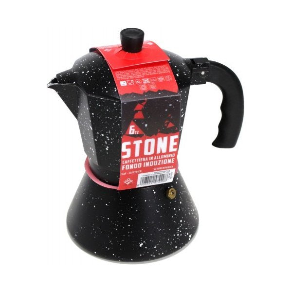 CAFFETTIERA MOKA STONE INDUZIONE (3/6/9 tazze)