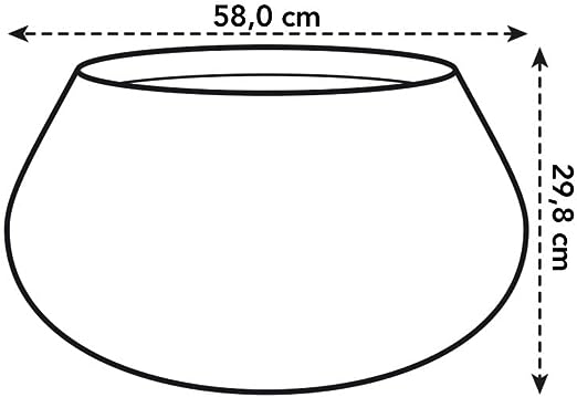 VASO PURE CONE BOWL 60