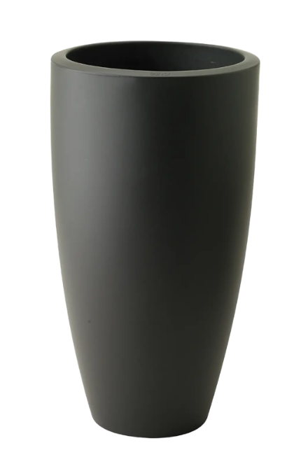 VASO PURE SOFT ROUND HIGH 30cm ANTRACITE