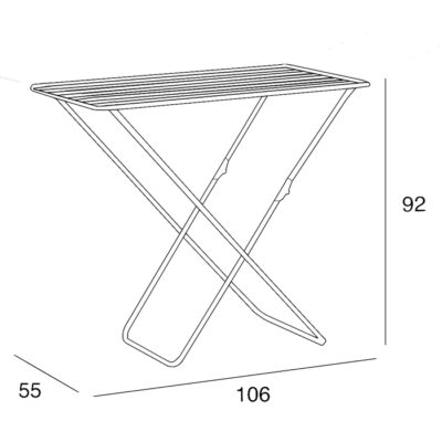 STENDINO FALKO ROSSO/BIANCO