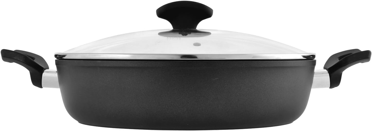 TEGAME ANTIADERENTE CON COPERCHIO BLACK TWIST (24-28cm)