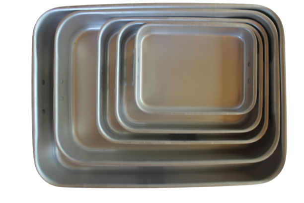 TEGLIA/ROSTICCERA RETTANGOLARE PURALUMINIUM ALBERGO