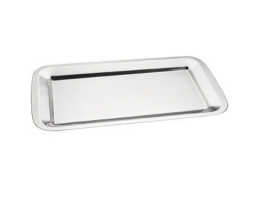 VASSOIO ACCIAIO INOX RETTANGOLARE