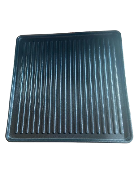 PIASTRA IN GHISA 40X40 SMALTATA LISCIA/RIGATA