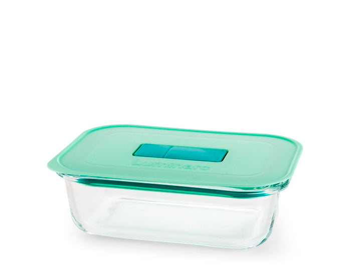 CONTENITORE 17X13 IN VETRO BOROSILICATO CON TAPPO VERDE