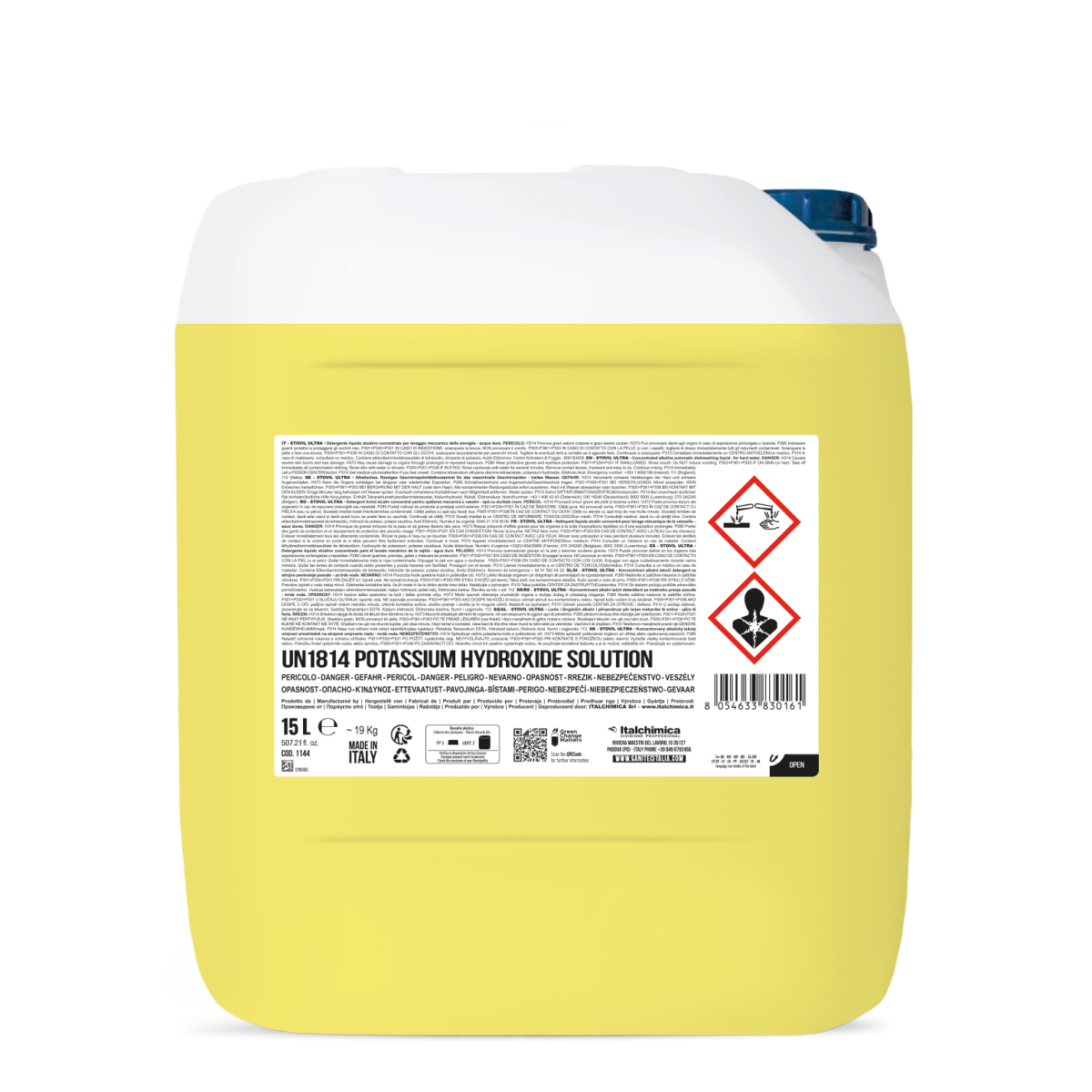DETERGENTE SPECIFICO PER ACQUE DURE - STOVIL ULTRA 15LT