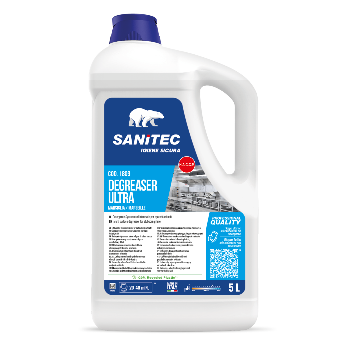 SGRASSANTE UNIVERSALE MARSIGLIA - DEGREASER ULTRA MARSIGLIA 5LT