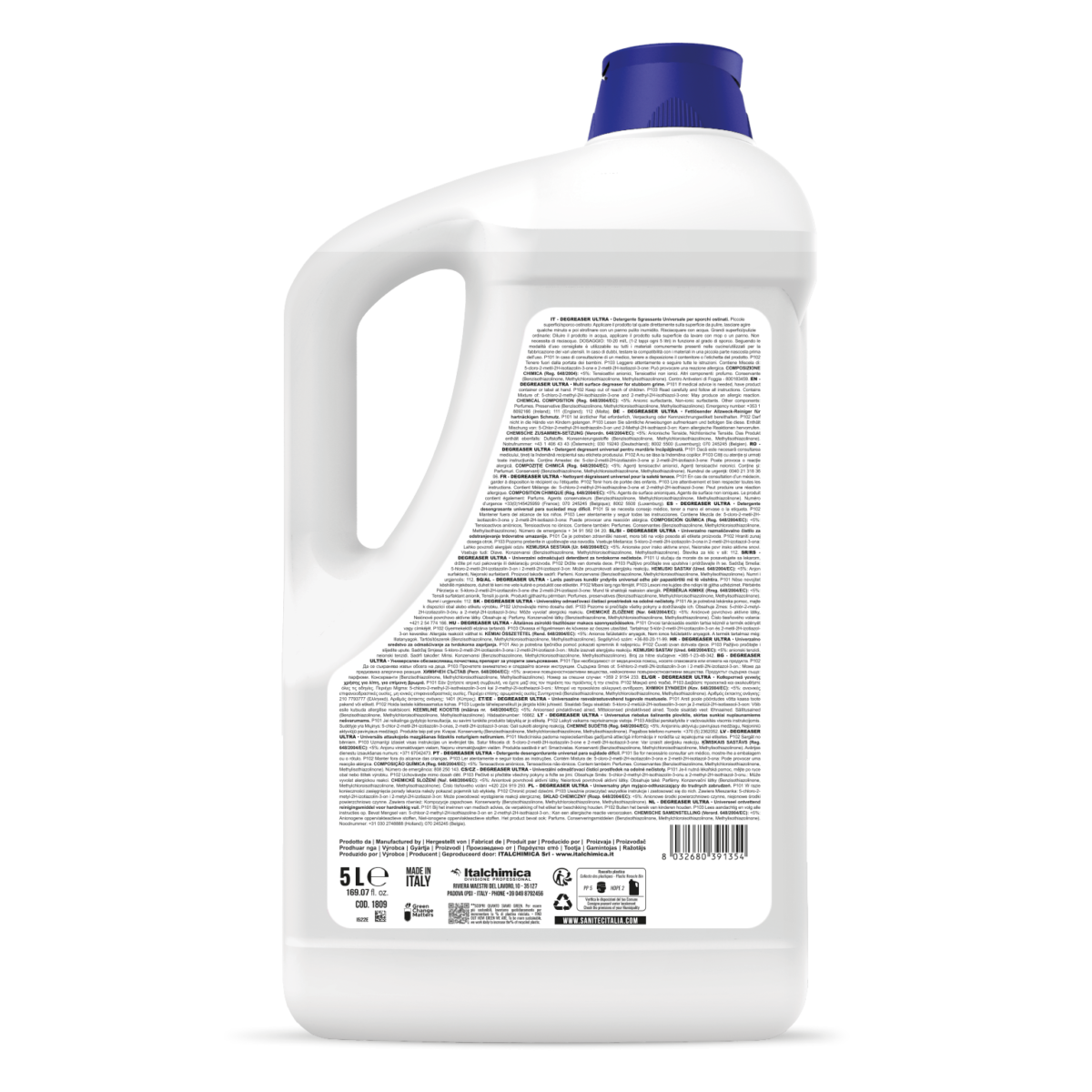 SGRASSANTE UNIVERSALE MARSIGLIA - DEGREASER ULTRA MARSIGLIA 5LT