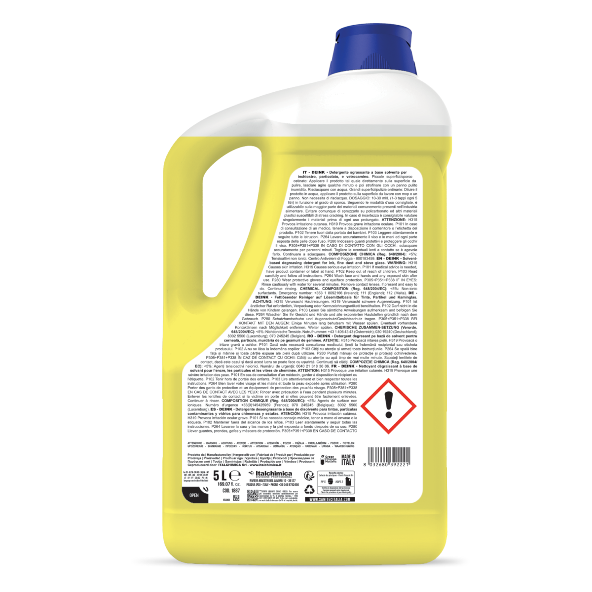 DETERGENTE DISINCROSTANTE ACIDO PER WC E ORINATOI - DEINK 5LT