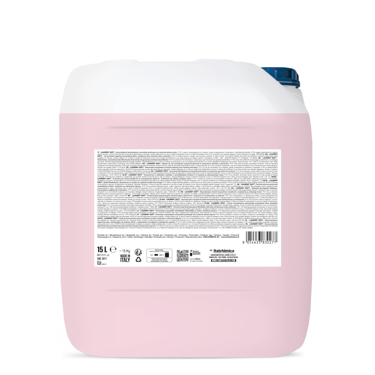 AMMORBIDENTE AD AZIONE NEUTRALIZZANTE PER TUTTI I TIPI DI TESSUTI - LAUNDRY SOFT FIORI MEDITERRANEI 15LT