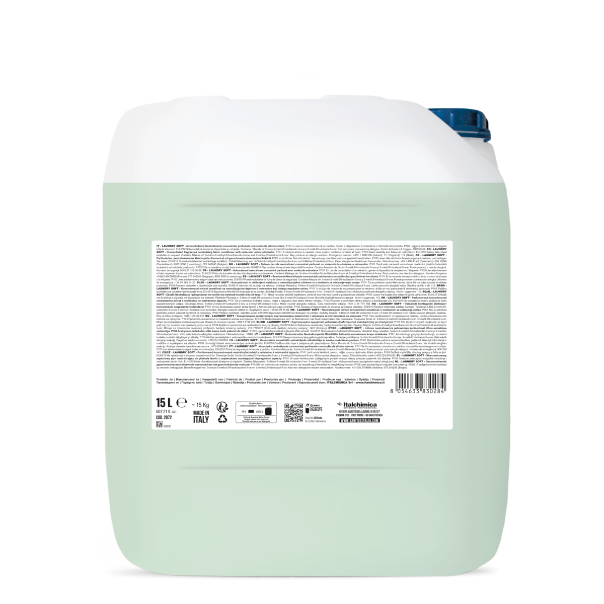 AMMORBIDENTE AD AZIONE NEUTRALIZZANTE PER TUTTI I TIPI DI TESSUTI - LAUNGRY SOFT MUSCHIO BIANCO 15LT