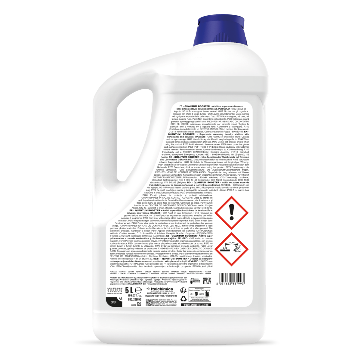 ADDITIVO SUPERSBIANCANTE PER TESSUTI - QUANTUM BOOSTER 5LT