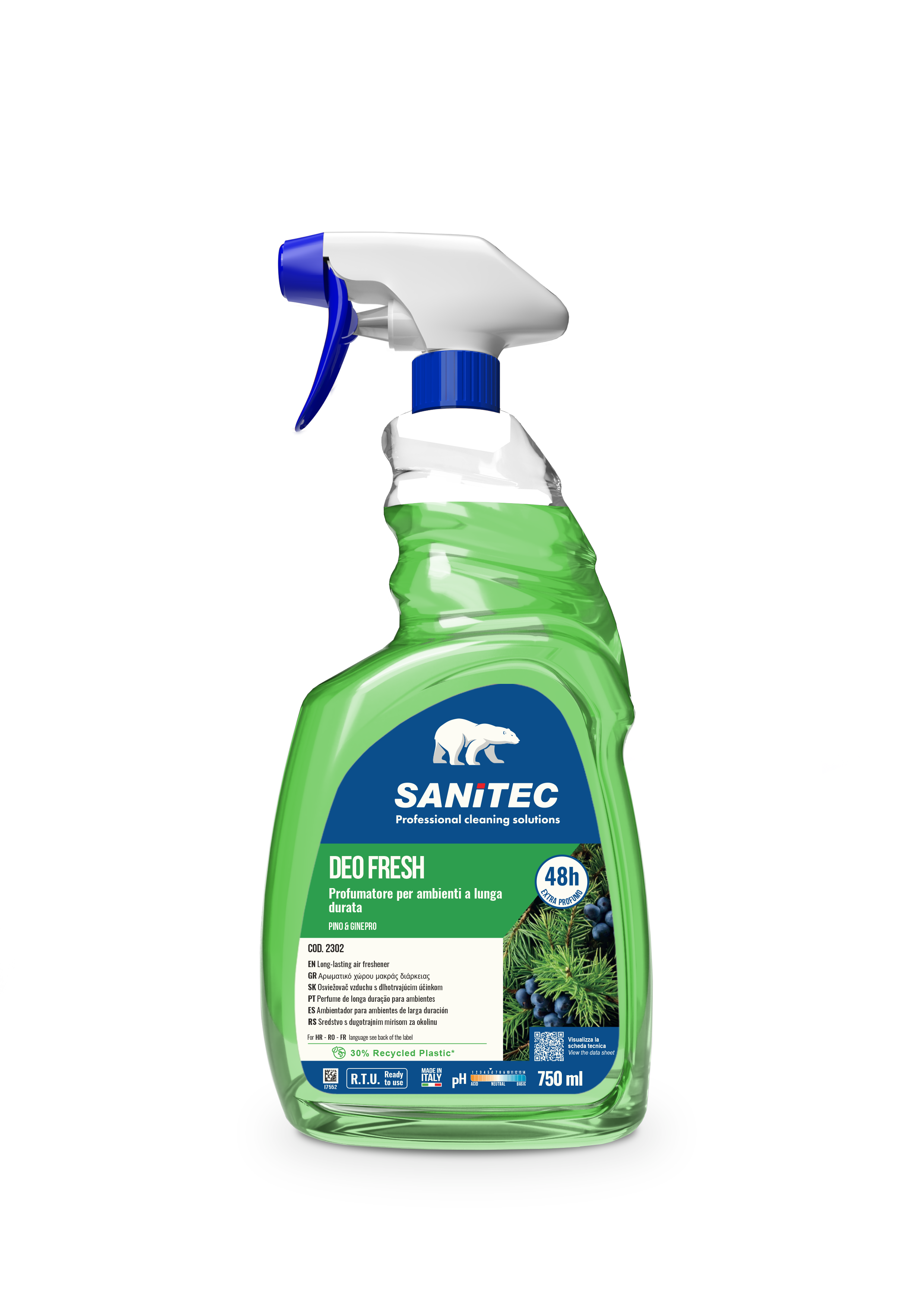 DEODORANTE DEO FRESH PINO GINEPRO 750 ML - EXTRA PROFUMO 48H -