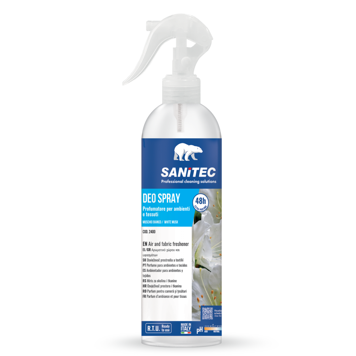 DEODORANTE DEOSPRAY MUSCHIO BIANCO 300 ML - EXTRA PROFUMO 48H
