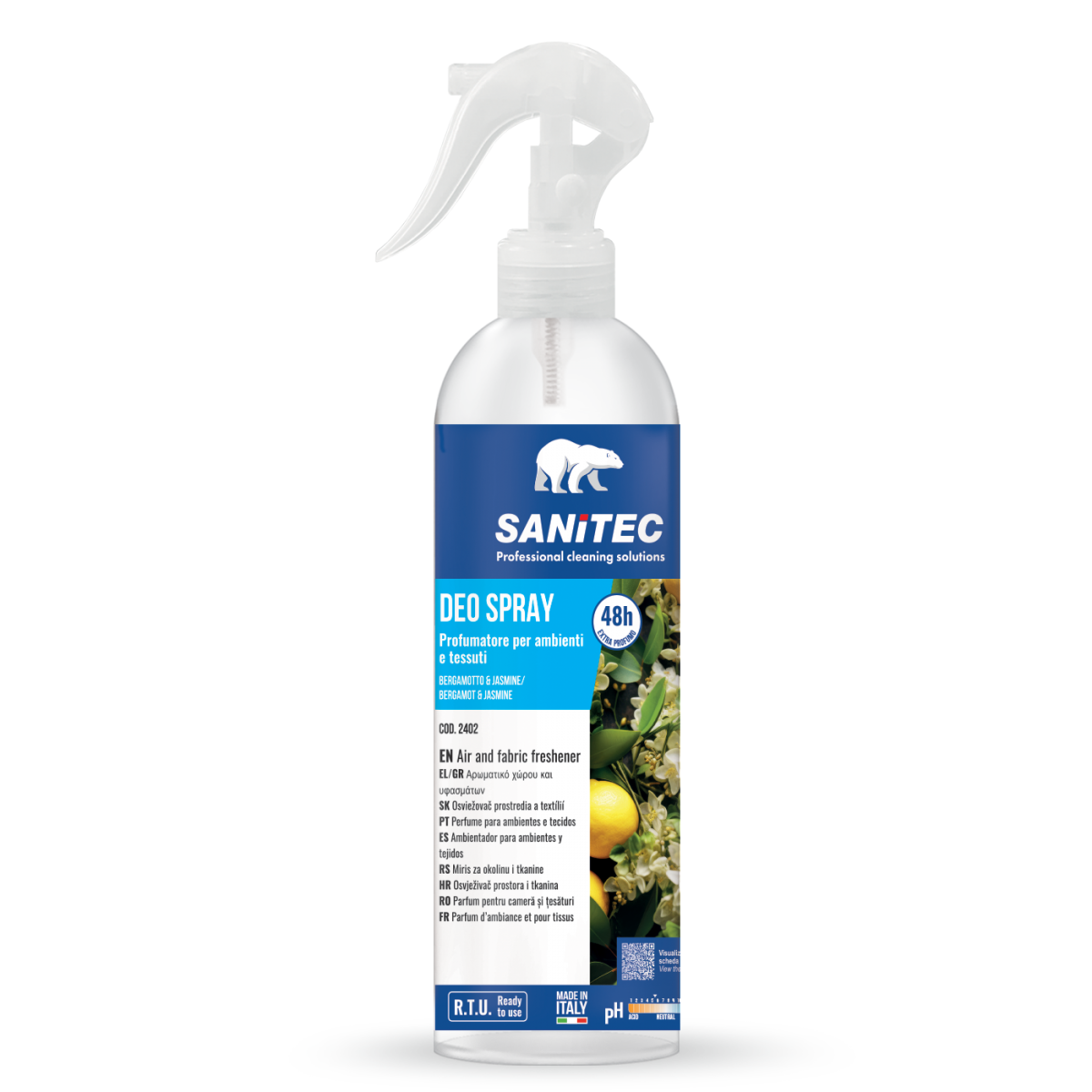 DEODORANTE DEOSPRAY BERGAMOTTO & JASMINE 300ML - EXTRA PROFUMO 48H