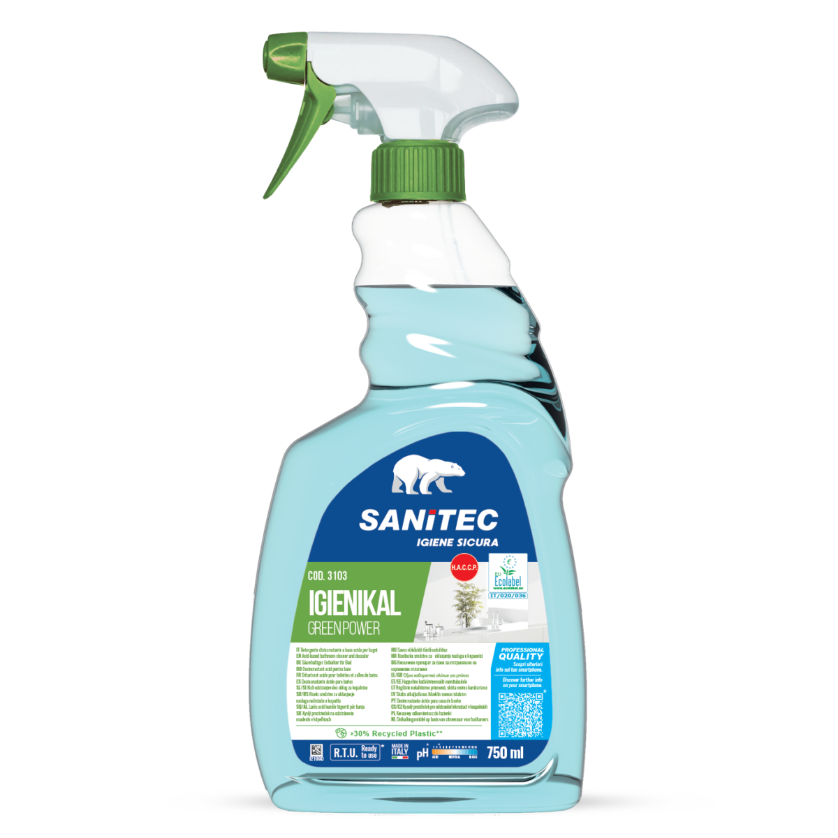 DETERGENTE DISINCROSTANTE - IGIENIKAL GREEN POWER 700ML