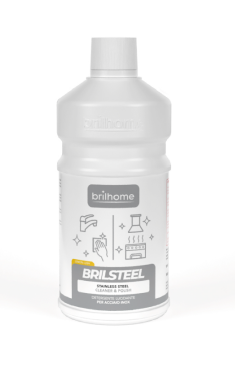 DETERGENTE LUCIDANTE PER ACCIAIO INOX - BRILSTEEL 750ml