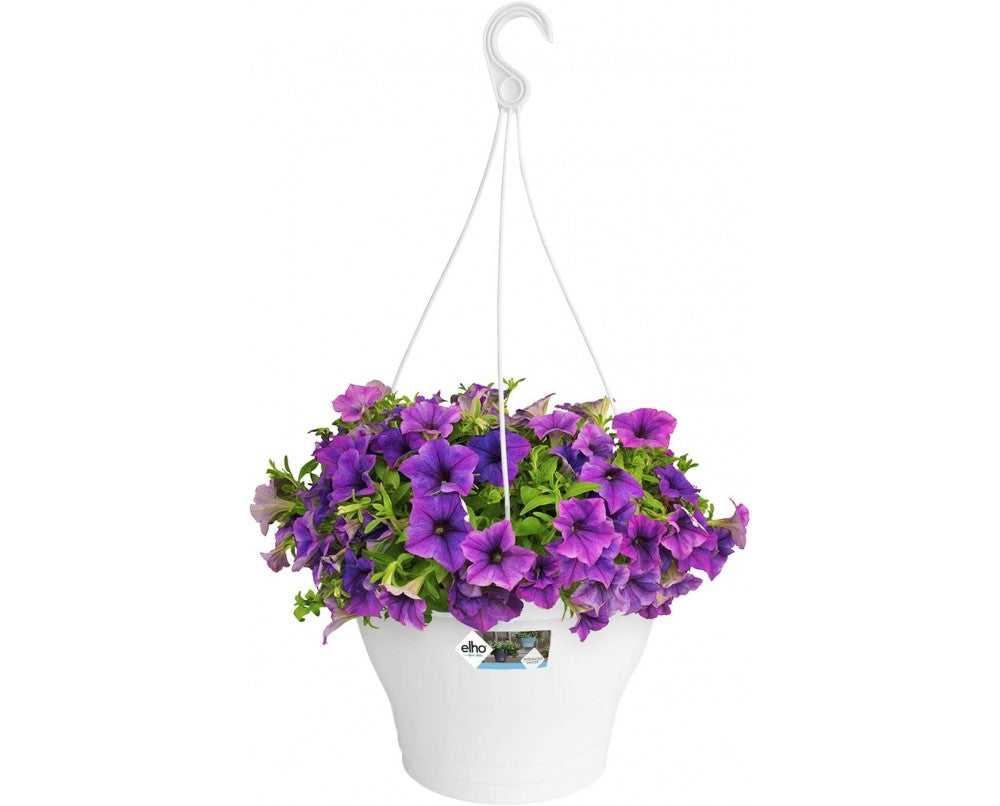 VASO CORSICA HANGING BASKET 30cm TAUPE/ANTRACITE/BIANCO