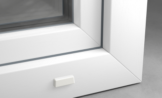 Finestra un'anta-ribalta in pvc L. 90 x H. 130 cm