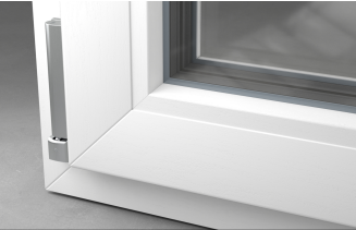Finestra un'anta-ribalta in pvc L. 90 x H. 130 cm
