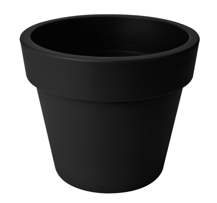 VASO GREEN BASIC TOP PLANTER (MISURE VARIE BIANCO/NERO)