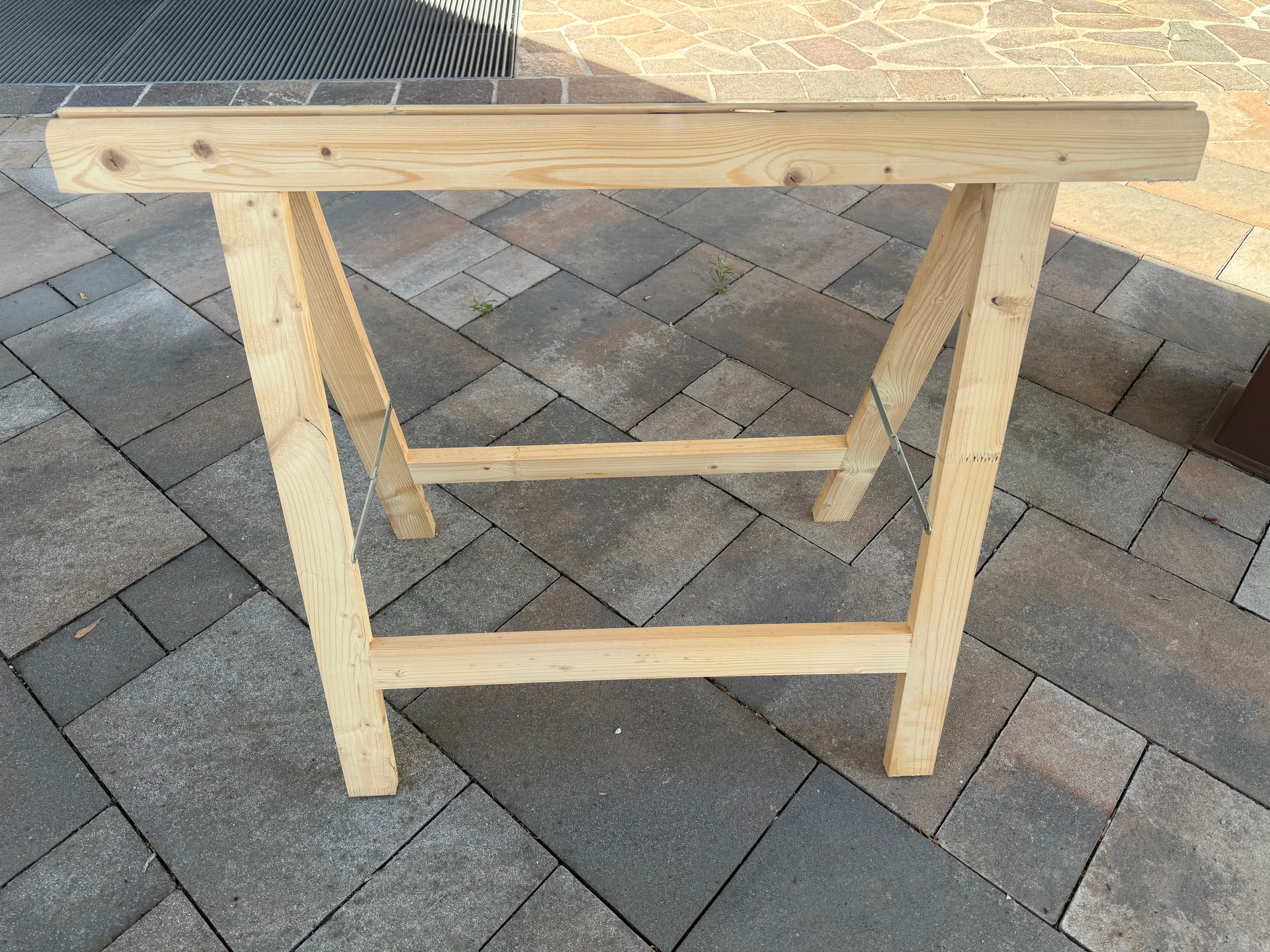 CAVALLETTO IN LEGNO PER FAI DA TE - LEGGERO