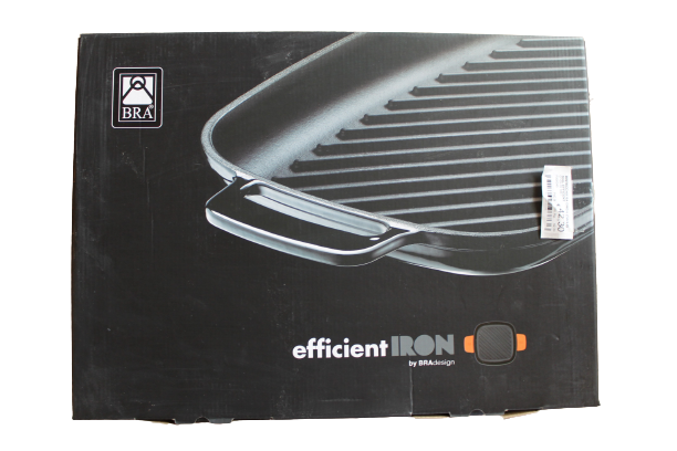 BISTECCHIERA EFFICIENT IN GHISA CON GRILL 24x24cm