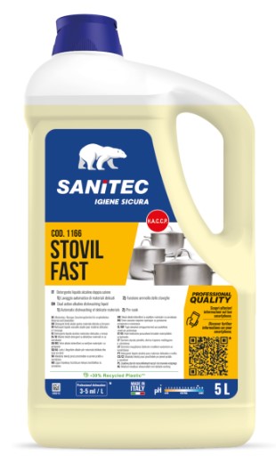 DETERGENTE LAVASTOVIGLIE DOPPIA AZIONE STOVIL FAST 5LT