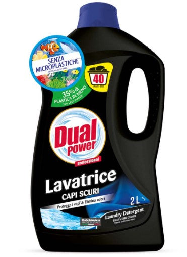 DUAL POWER DETERSIVO LAVATRICE PER CAPI SCURI 2LT