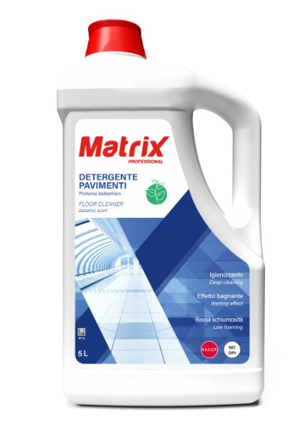 DETERGENTE PAVIMENTI IGIENIZZANTE 5LT MATRIX