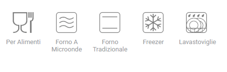 CONTENITORE IN VETRO CON COPERCHIO CON VALVOLA DIAMETRO 18CM - CAPIENZA 970ML
