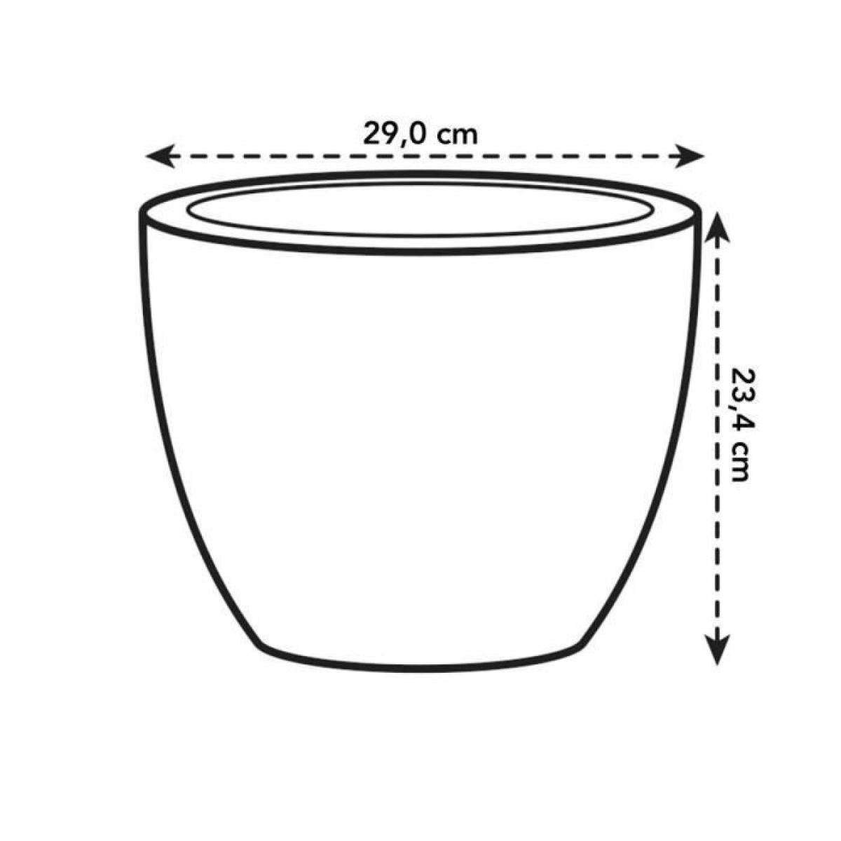 VASO PURE SOFT ROUND 30cm ANTRACITE