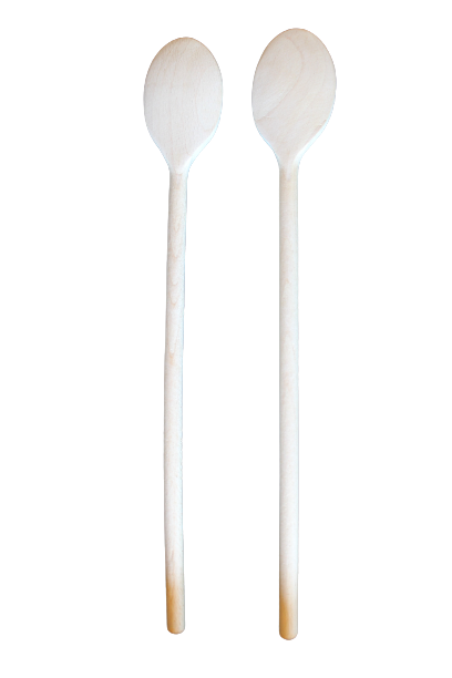 DAGDEG Set Di 3 Cucchiai Da Cucina In Legno D'ulivo, Paletta Per - Foto 5