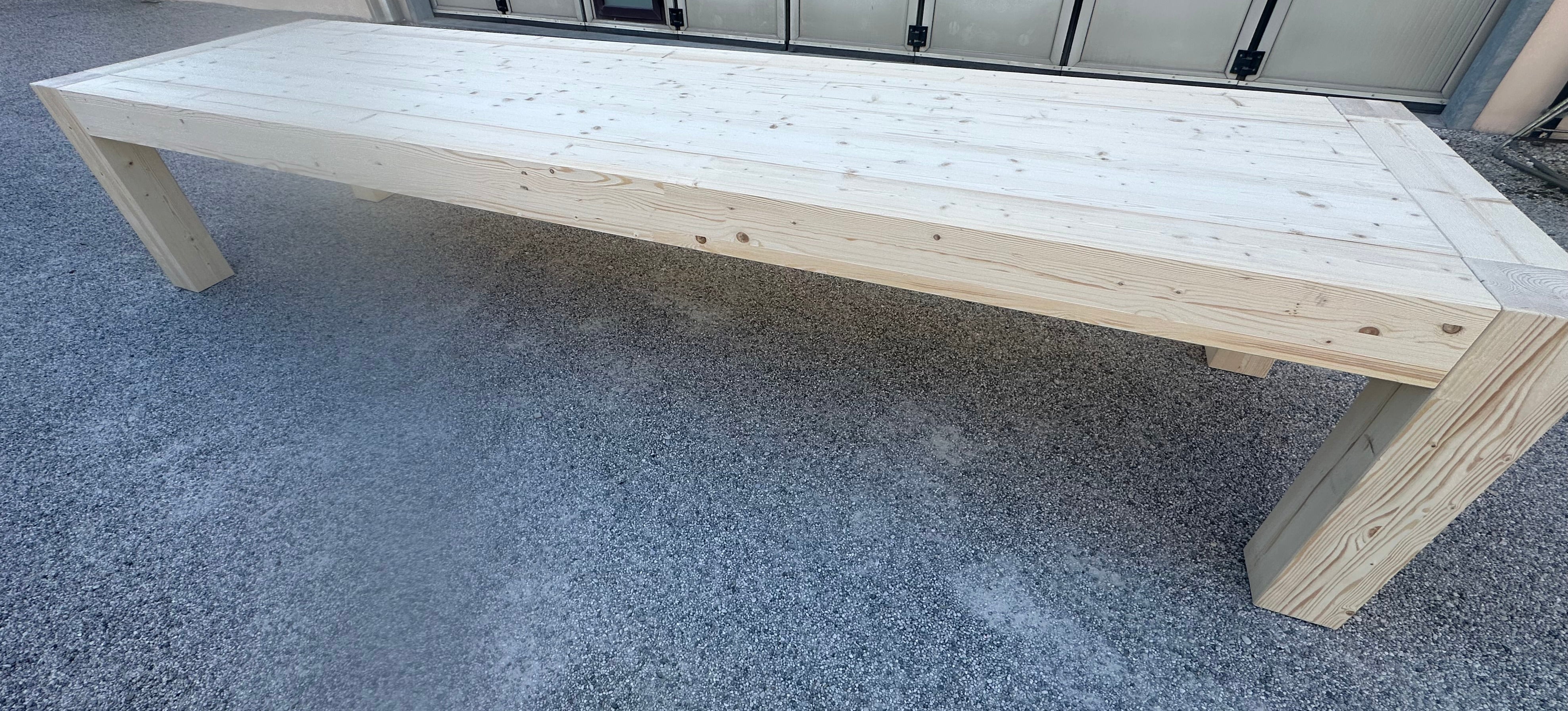 TAVOLO IN LEGNO MASSICCIO - varie dimensioni