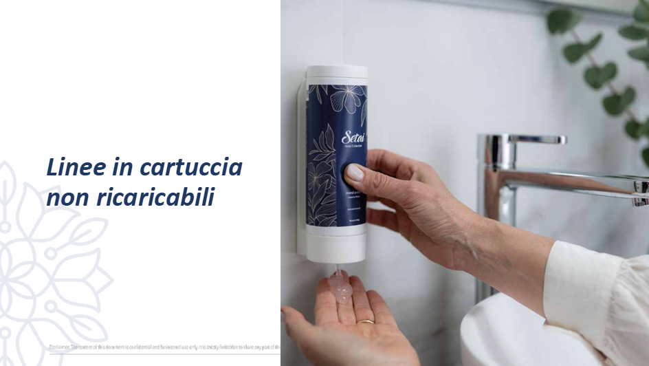 STAFFA BIANCA SETAI - SUPPORTO PER DISPENSER SETAI